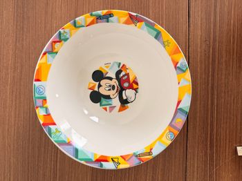 Assiette creuse en céramique Mickey