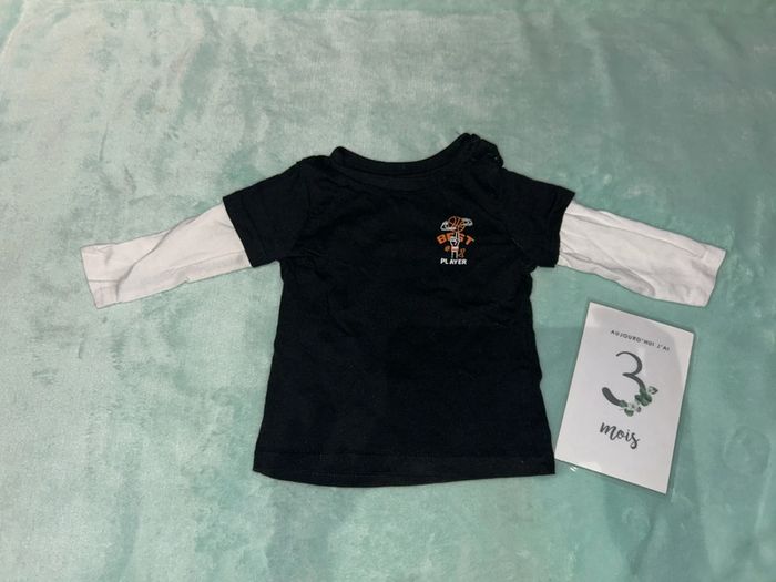 Tee shirt à manches longues bébé