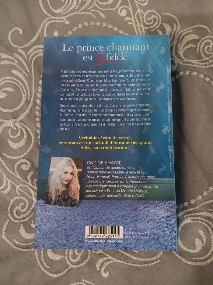 Livre (1) 📚 Le prince charmant est infidèle - photo numéro 2