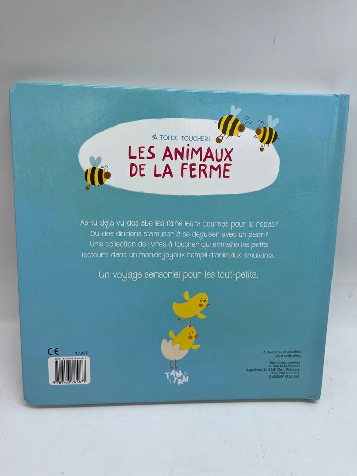 Livre histoire à toi de toucher modèle les animaux de la ferme tam tam edition Neuf - photo numéro 4