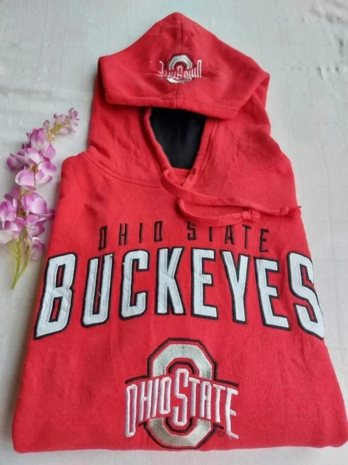 Sweat à capuche mixte Ohio State Buckeyes Taille M - photo numéro 13