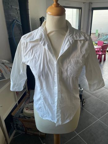 Chemise blanche chemisier rene derhy