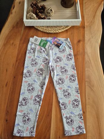 Legging fille Reine des neiges gris 8 ans