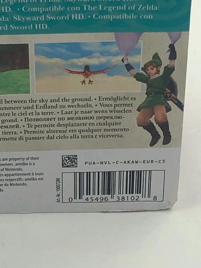 Figurine Amiibo Zelda et Loftwing Nintendo neuf - photo numéro 3