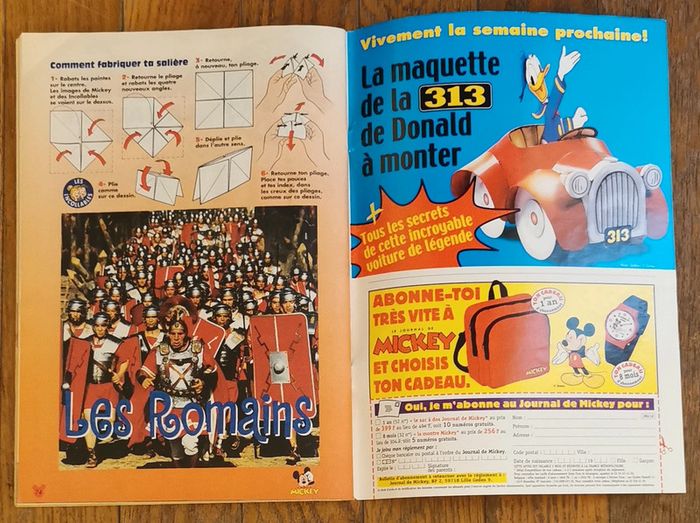 Ancien journal de mickey N°2496 avec 1 plateau de jeu 2000 vintage - photo numéro 15