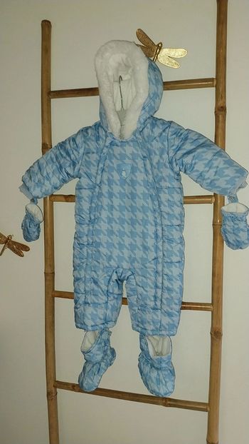 Combinaison pilote bébé garçon by Chicco état neuf Thermore Taille 6 mois