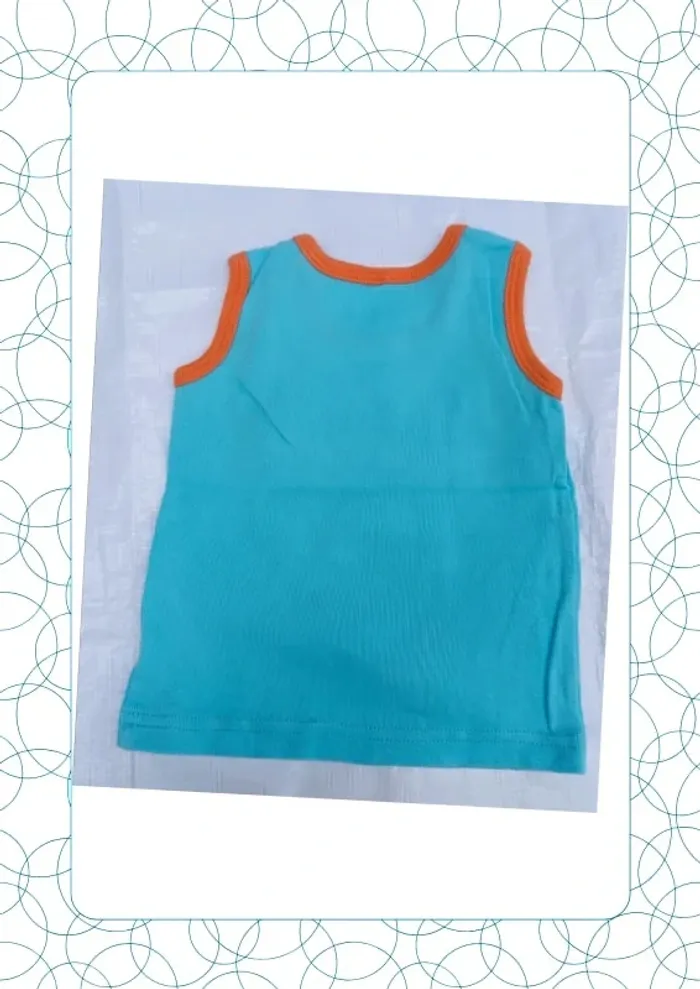 Tee shirt sans manche 6 mois - photo numéro 4