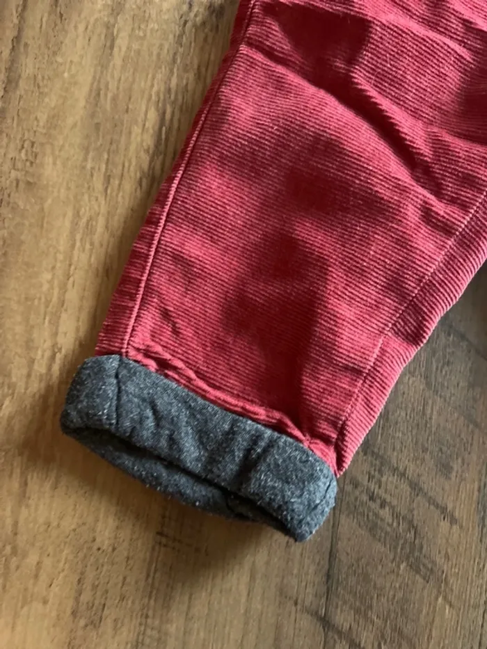 Pantalon velours chaud Disney Winnie 12 mois - photo numéro 2