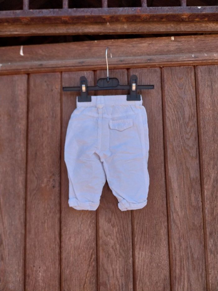 Pantalon blanc bébé garçon 3 mois Orchestra bébé - photo numéro 2