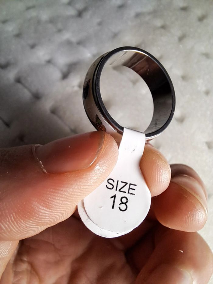 Bague acier inoxydable motifs - photo numéro 3