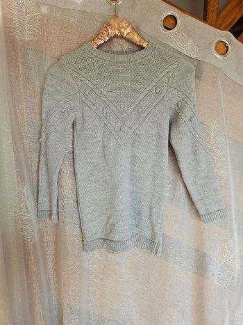 Robe pull en maille pour fille