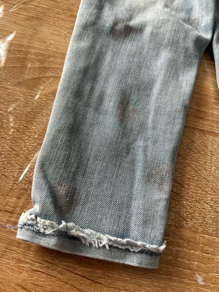 Jean bleu fraise TAPE À L’œil t.18m - photo numéro 5