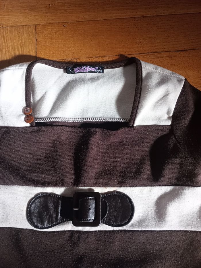 T shirt, t shirt long rayé - photo numéro 4