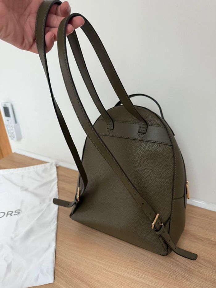 Sac à dos backpacker Valerie Michael Kors Kaki et doré - photo numéro 2