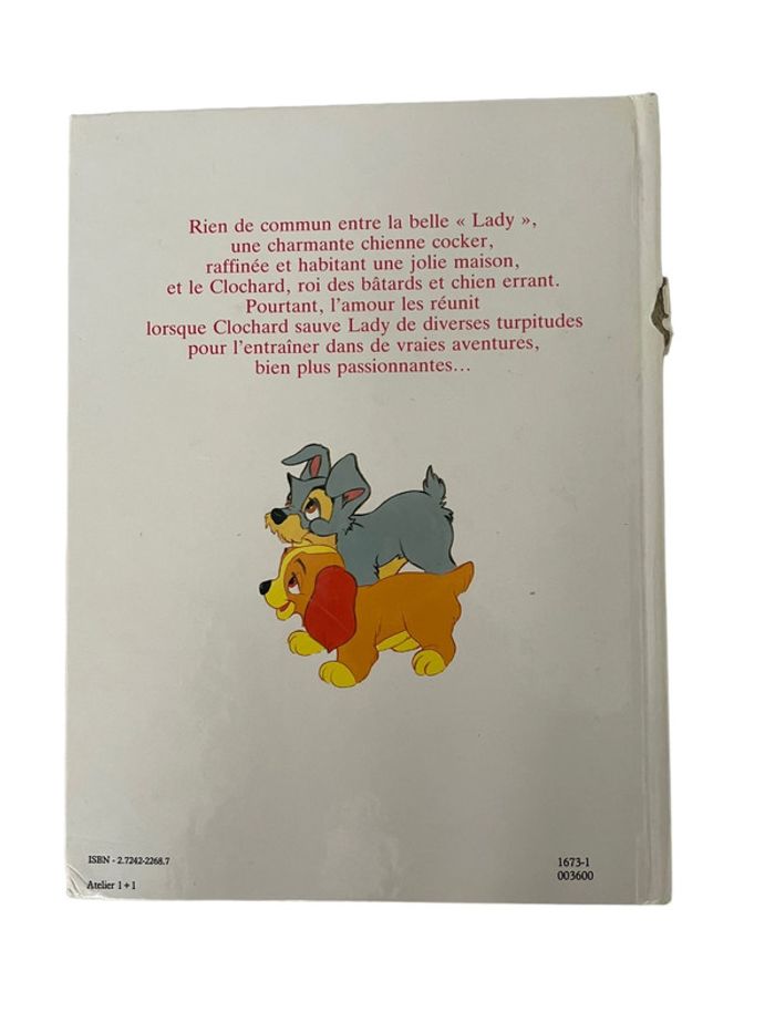 Livre Disney La Belle et le clochard - photo numéro 2