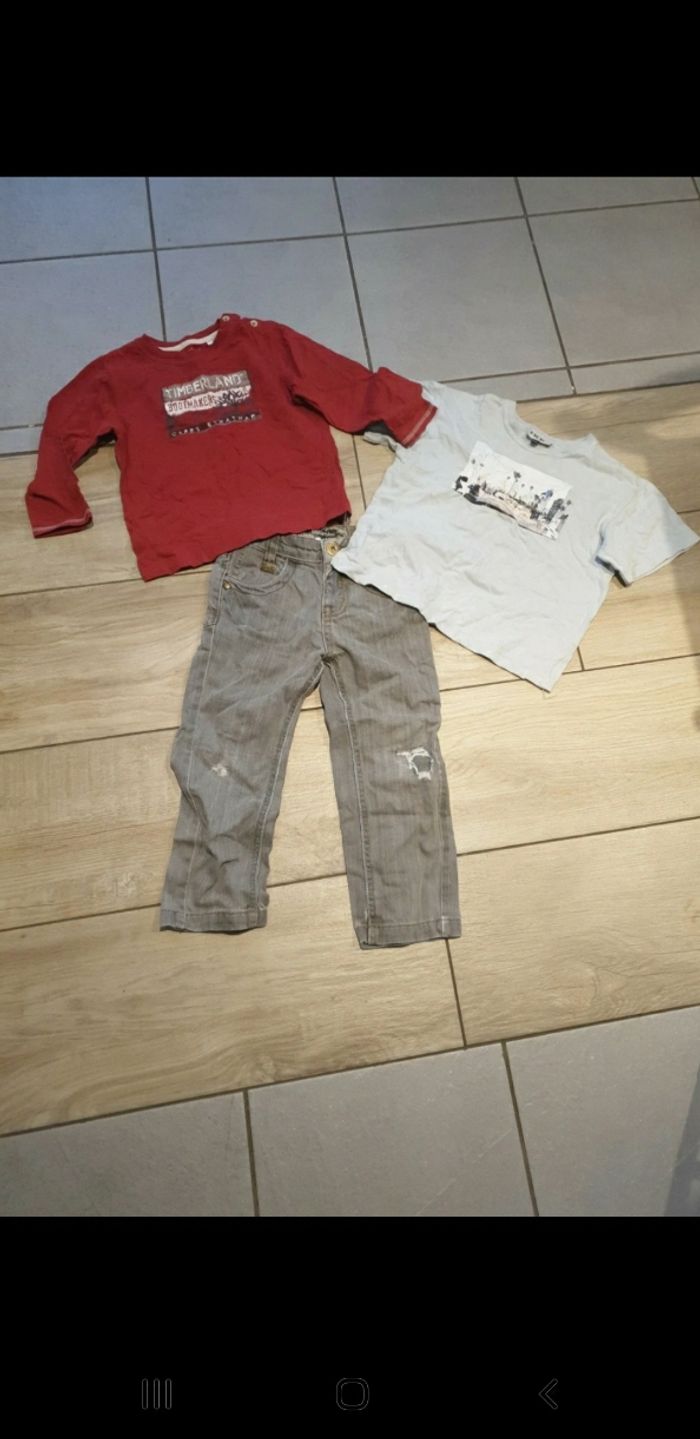Vêtements garçon catimini timberland ikks 4 ans