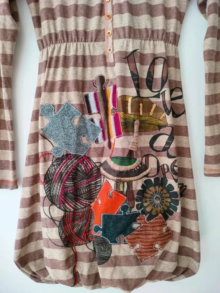 Robe d'hiver Desigual taille S - photo numéro 3