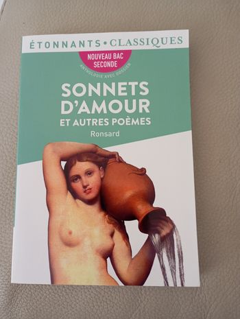 Livre sonnets d'amour et autres poèmes de Ronsard chez Flammarion neuf