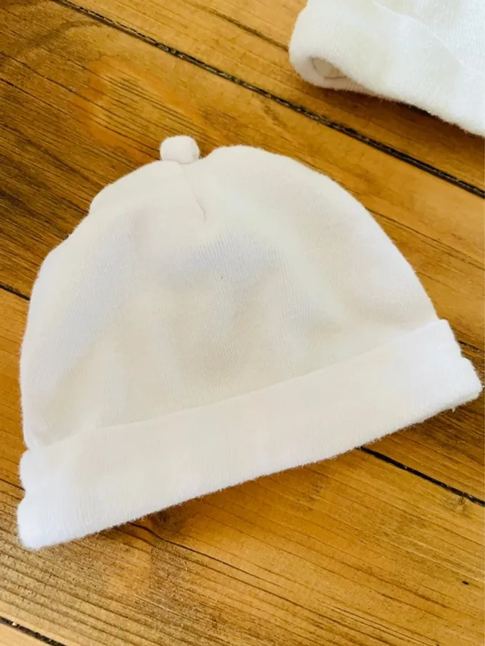 Lot de 3 bonnets naissance - photo numéro 4