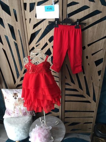 Robe et legging fille 4 ans Chicaprie