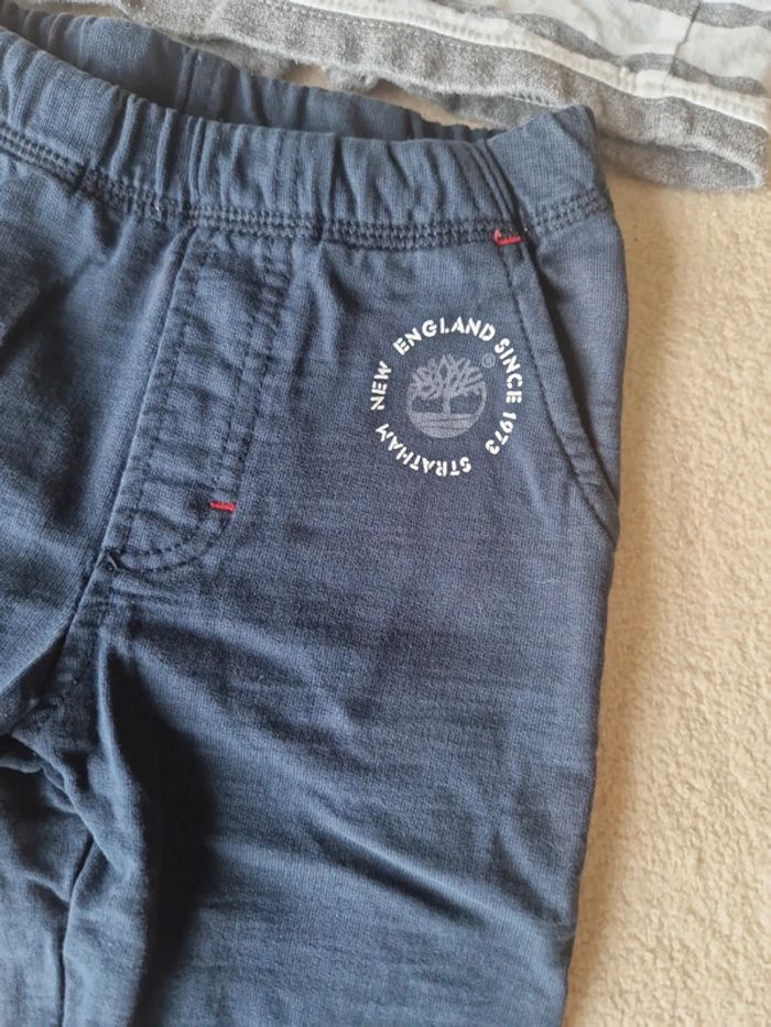 Ensemble t-shirt manches longues sergent major et pantalon Timberland 6-9mois - photo numéro 3