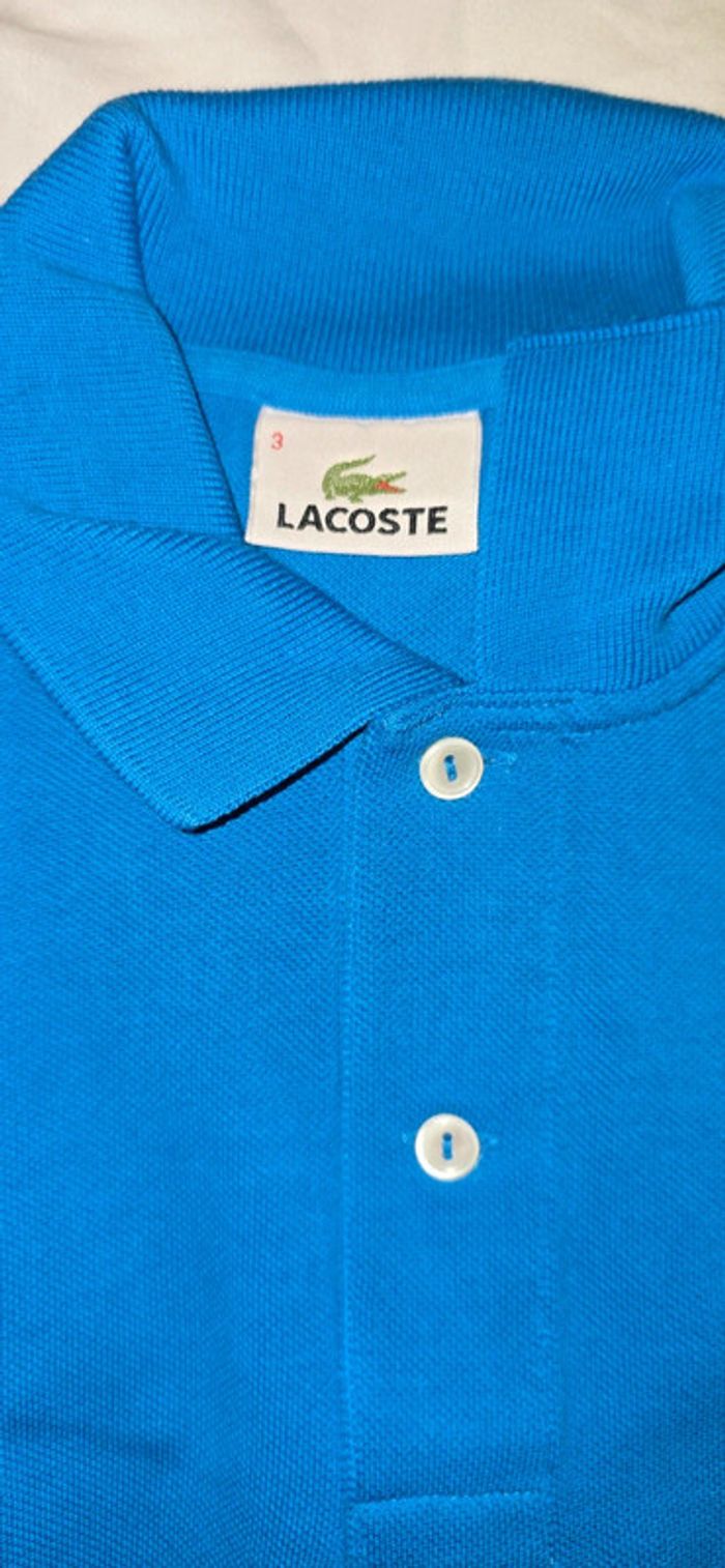 Lot de 3 polos Lacoste, taille 3 et 4 - photo numéro 7
