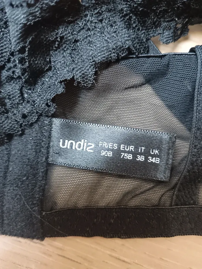 Soutien gorge noir Undiz - photo numéro 3