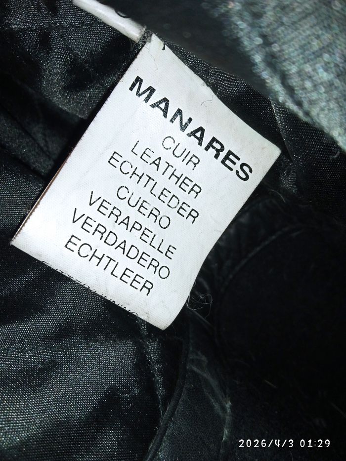 Manteau cuir Manares homme - photo numéro 4