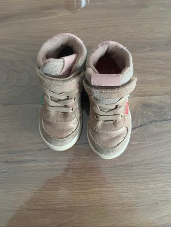 Kickers kickalien rose/dorée