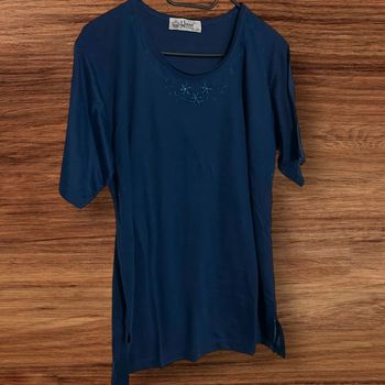 T-shirt bleu foncé, Hoana - 40/L