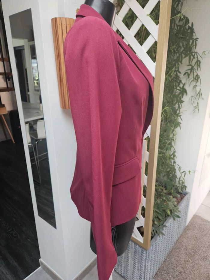 Stradivarius blazer bordeaux taille M - photo numéro 3