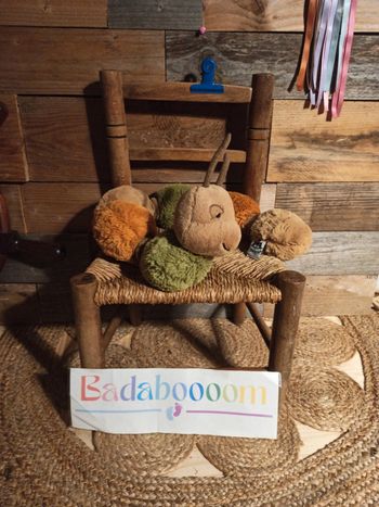 Peluche chenille jellycat Figgy Caterpillar 60 cm tbe