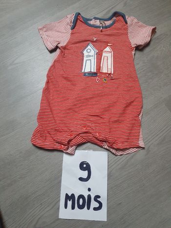 Barboteuse grenouillère 9mois garçon