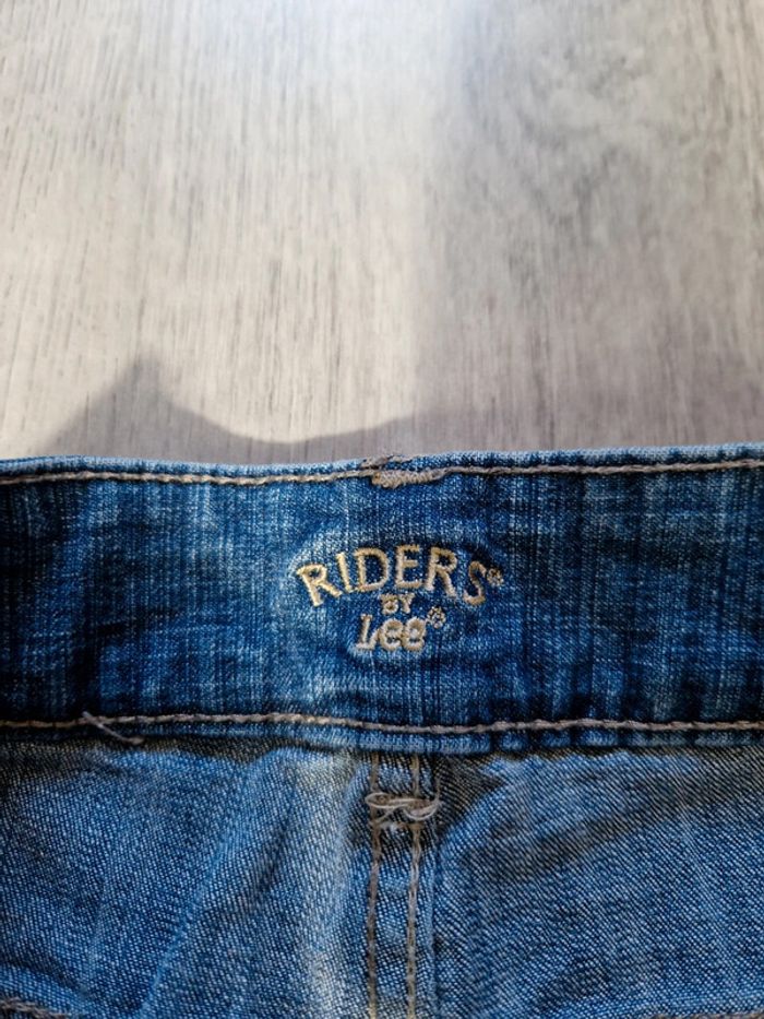 Jeans Riders By Lee Vintage Coupe Evasé Bleu Taille 2XL Femme - photo numéro 5