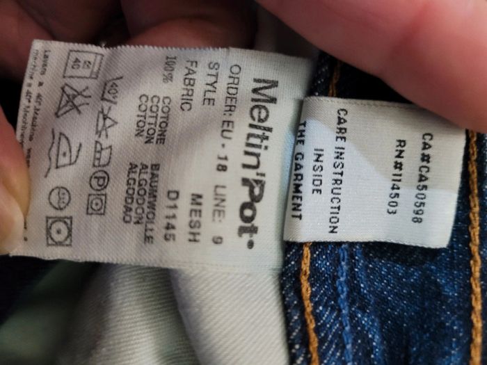 Jean meltin'Pot, W26 L34, style MESH - photo numéro 7