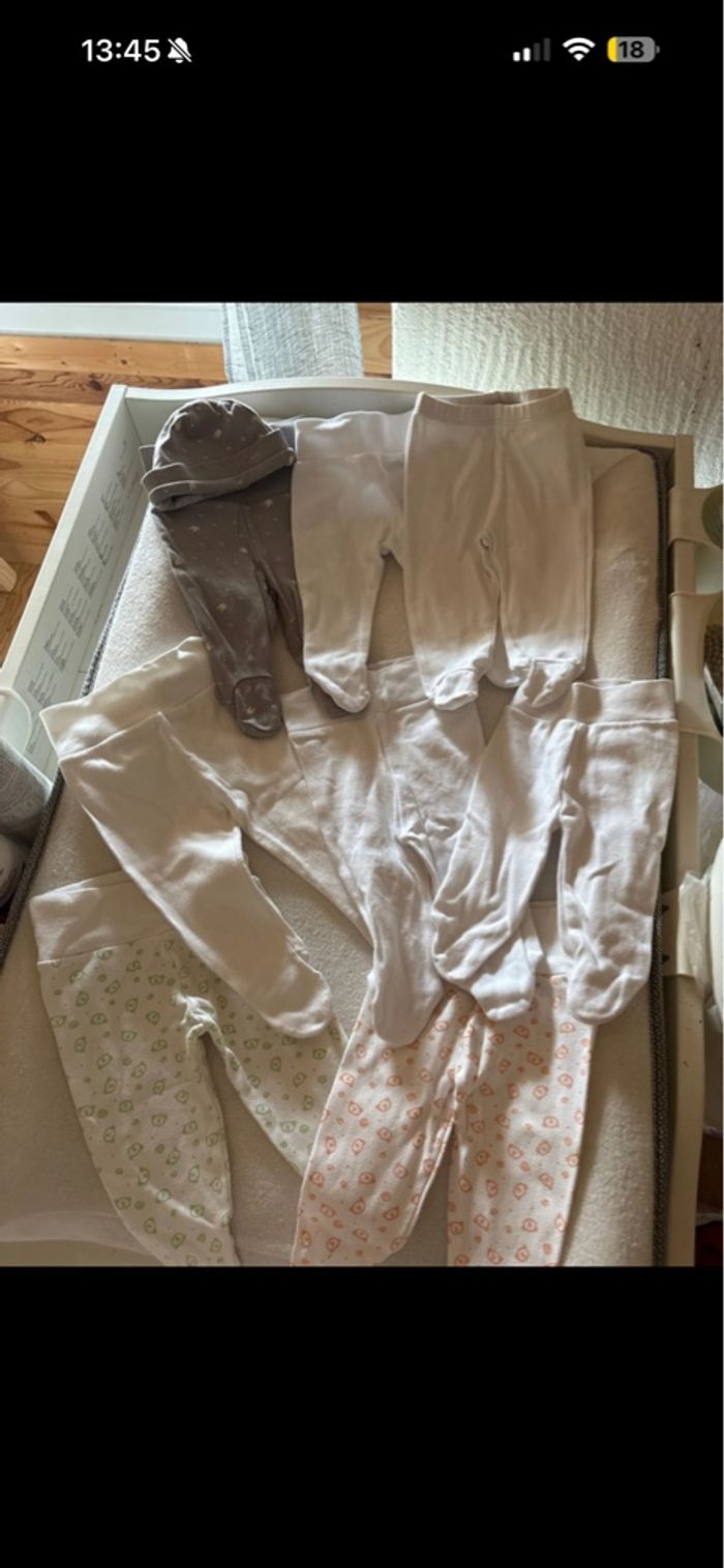 Lot de pantalon bébé 1 mois