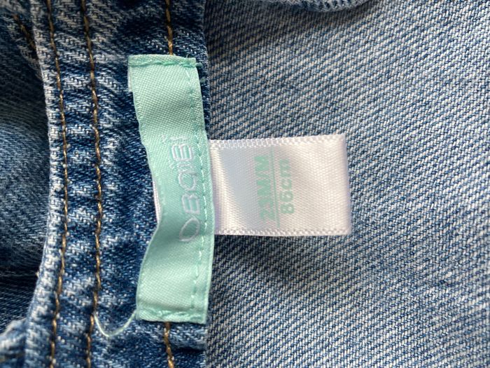 salopette en jean bleu bébé fille 2 ans - photo numéro 7