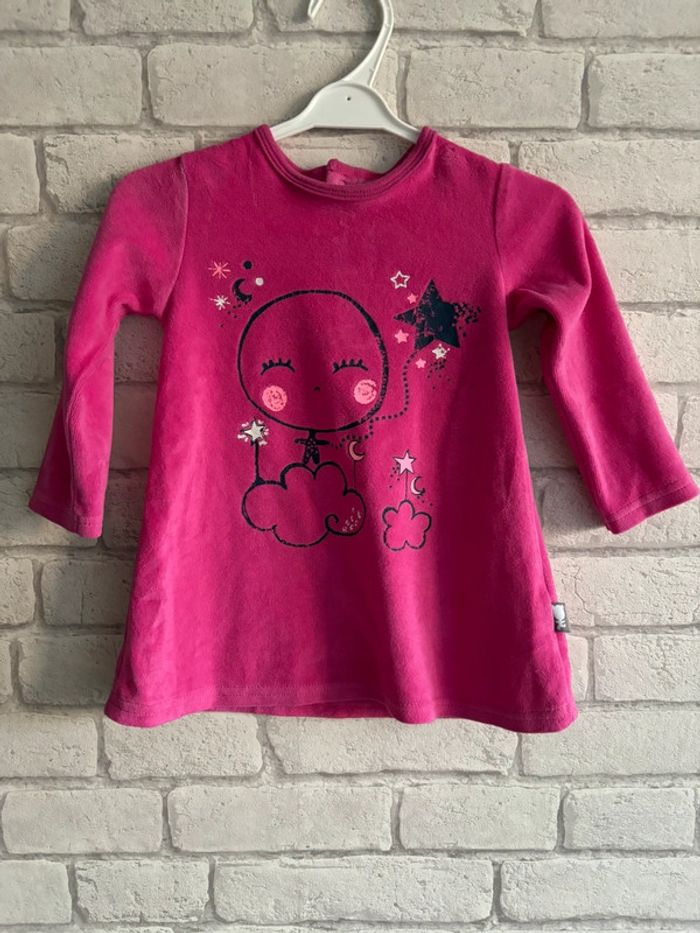 Chemise de nuit petit béguin taille 12 mois