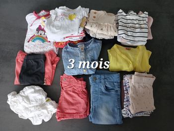Lot printemps été fille 3 mois