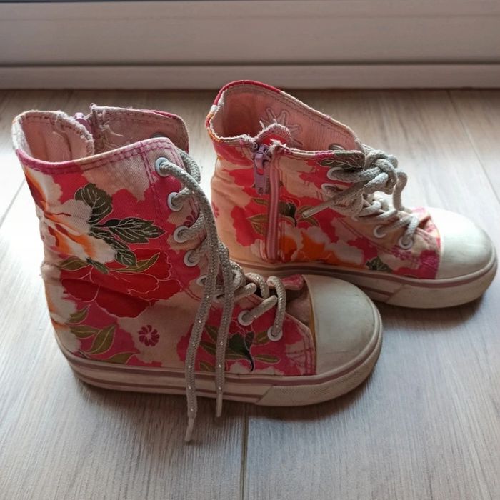 baskets a fleurs liberty fermeture éclair obaïbi 26