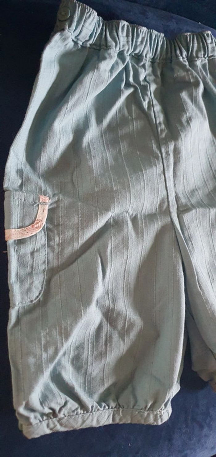 Bermuda bleu ciel sergent major 12 mois - photo numéro 2