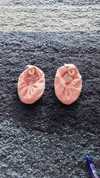Chaussons fille 6-12mois