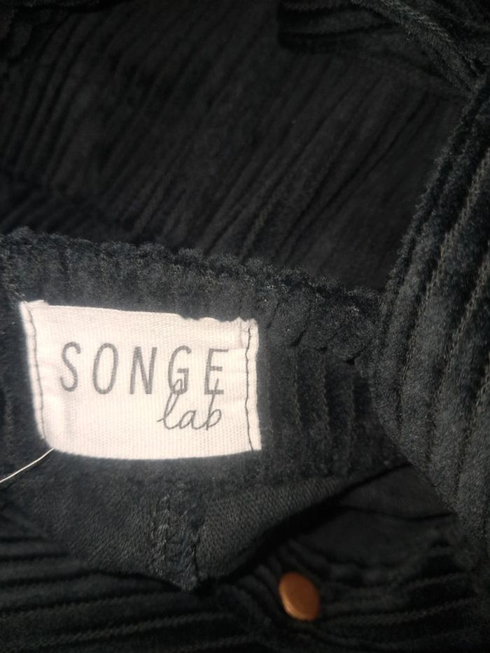 Songe Lab salopette en velour noir T.36/38 - photo numéro 13