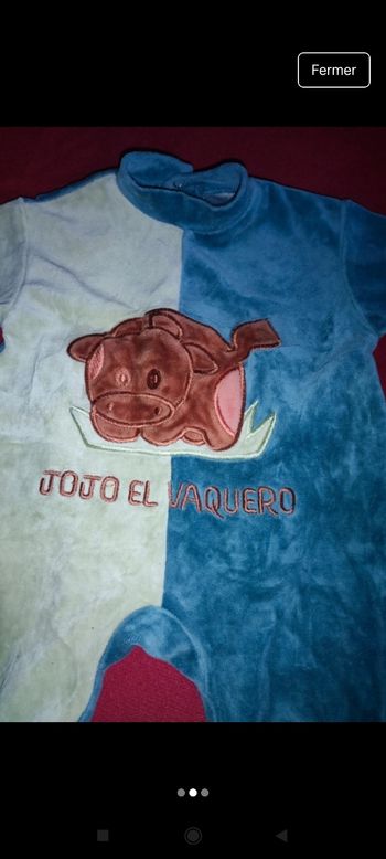 Pyjama bébé e15