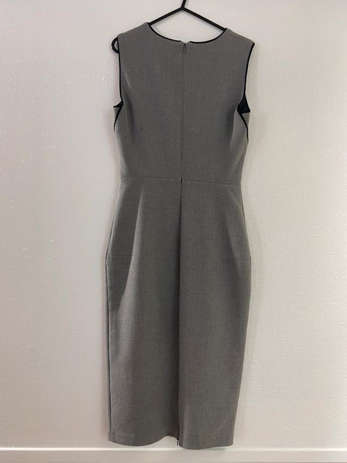 Robe grise moulante sexy Zara taille S - photo numéro 2