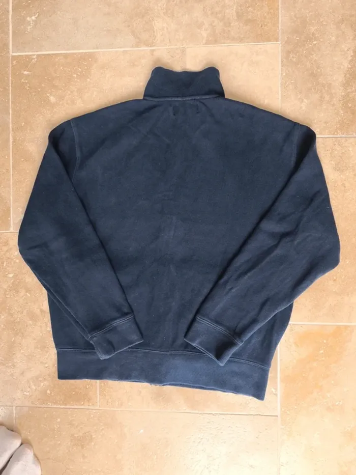 Veste pull zippée Ralph Lauren homme M marine logo rouge excellent état - photo numéro 15