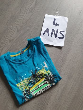 Maillot t-shirt 4ans garçon