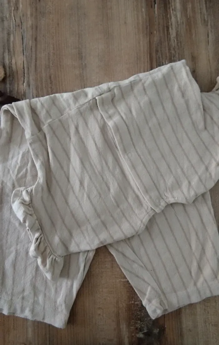 Combinaison pantalon crème H&m fille - photo numéro 2