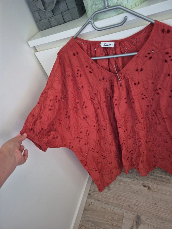 Robe de plage Etam M brique neuve - photo numéro 2