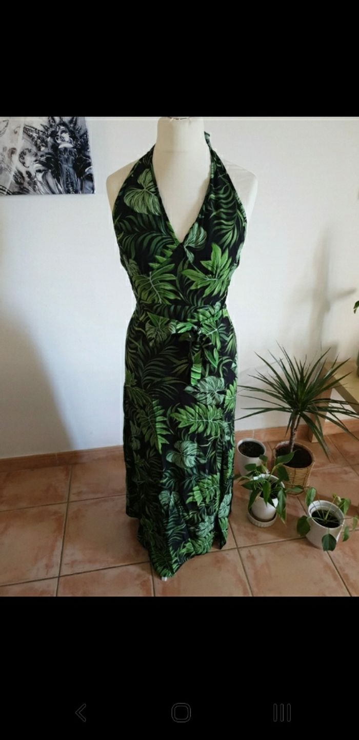Robe fendue tropical Shein
